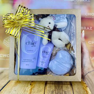 10~50 Caixa Kraft com Visor S22 20x20x6 cm  ASSK em Oferta na Shopee