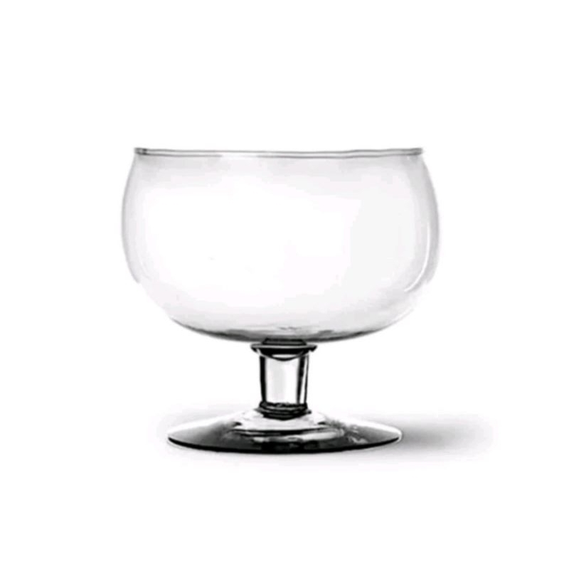 Taça Maracanã Jarro Redondo Vaso Transparente de Vidro para Decoração de Casa Mesa Festas Casamentos