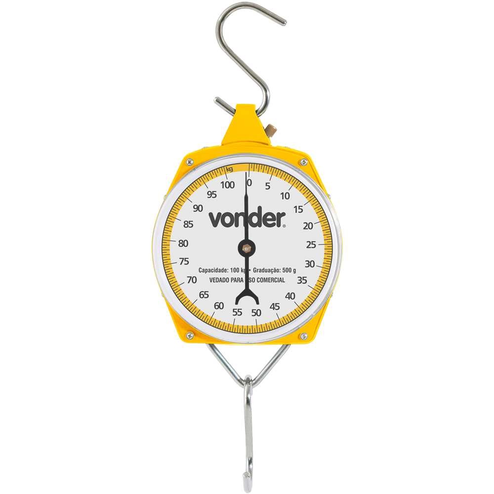 Balança Suspensa Com Relógio Analógico Vonder 50 ou 100kg Oferta