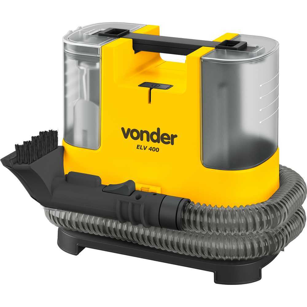 Extratora Portátil Para Limpeza Vonder ELV400 127V e 220V Estofados Sofá Cadeiras Pisos Lançamento