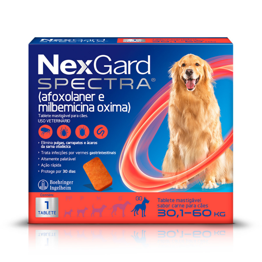 Antipulgas E Carrapatos Nexgard Spectra Cães 30,1 A 60kg