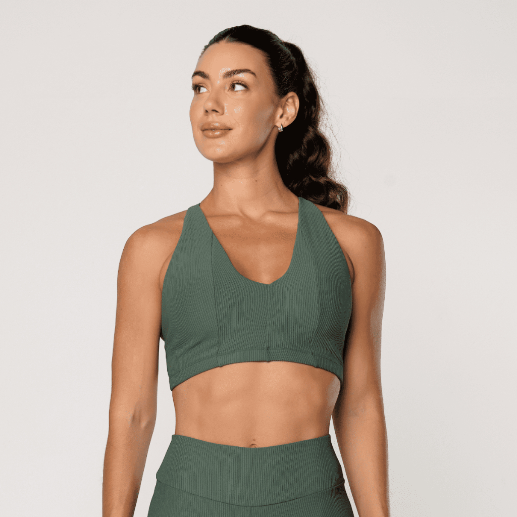 Top Fitness Academia Feminino Decote V Texturizado Top para Academia Elevate em Oferta na Shopee