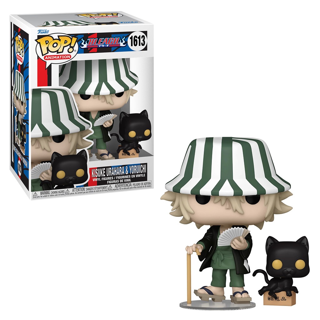 FUNKO POP BLEACH - KISUKE URAHARA & YORUICHI 1613 NOVO ORIGINAL em Oferta na Shopee