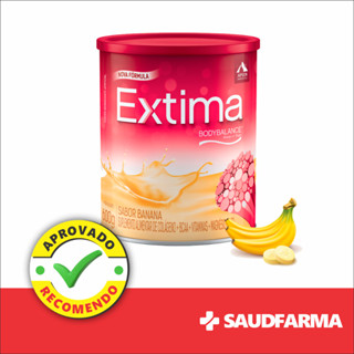 Extima Sabor Banana - Suplemento Alimentar de Colágeno + BCAA + Vitaminas + Magnésio - Lata 600g em Oferta na Shopee