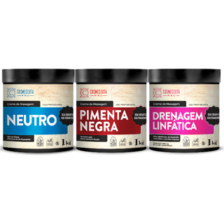Kit Drenagem+neutro+pimenta Negra 1kg Cosmeceuta em Oferta na Shopee