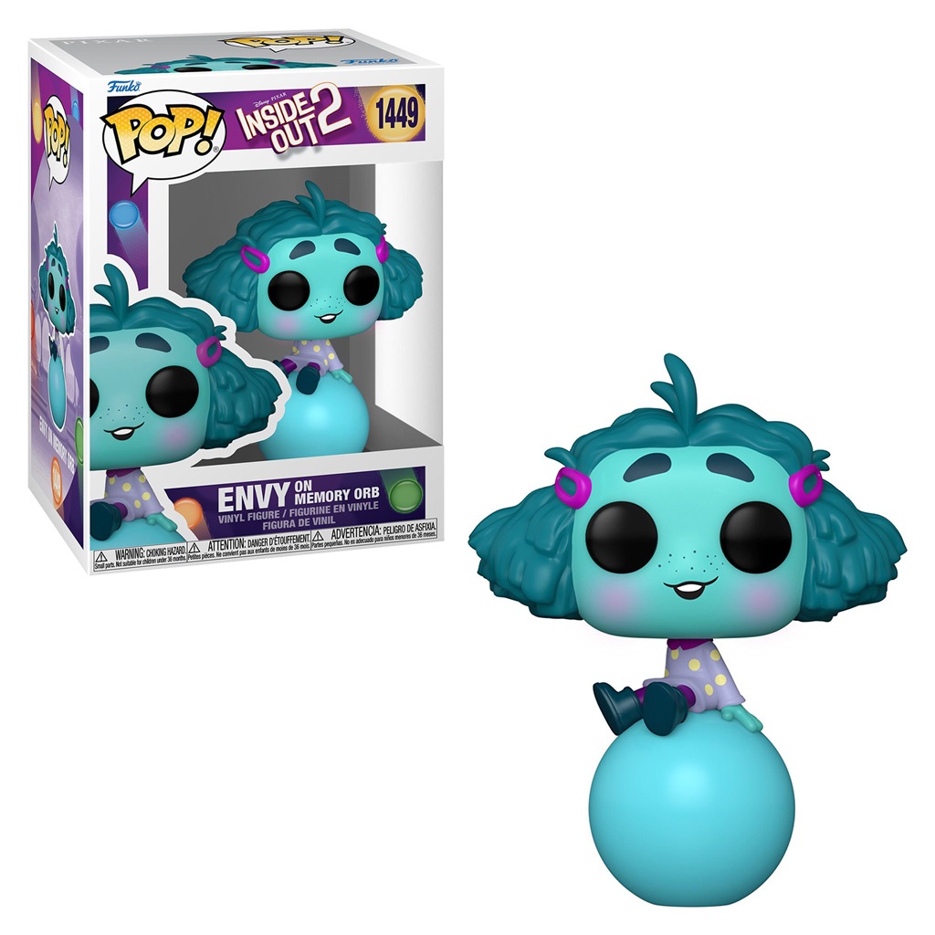 FUNKO POP DISNEY INSIDE OUT 2 - ENVY ON MEMORY ORB 1449 NOVO ORIGINAL em Oferta na Shopee