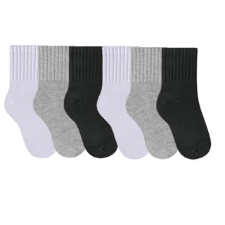 Kit Com 6 Pares De Meias Selene Infantil Com Calcanhar Verdadeiro e Costura Fina Cano Médio em Oferta na Shopee