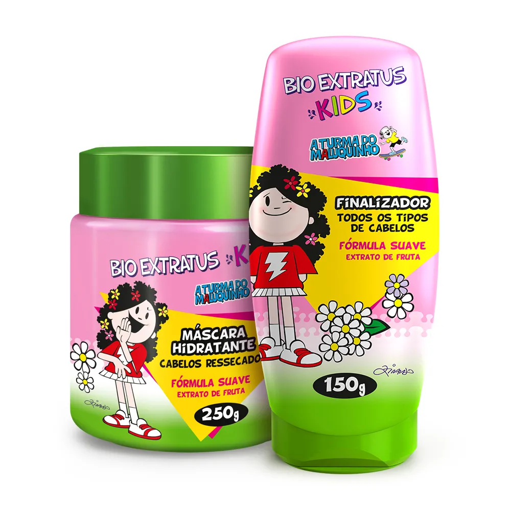 Kit Kids Máscara e Finalizador Bio Extratus em Oferta na Shopee