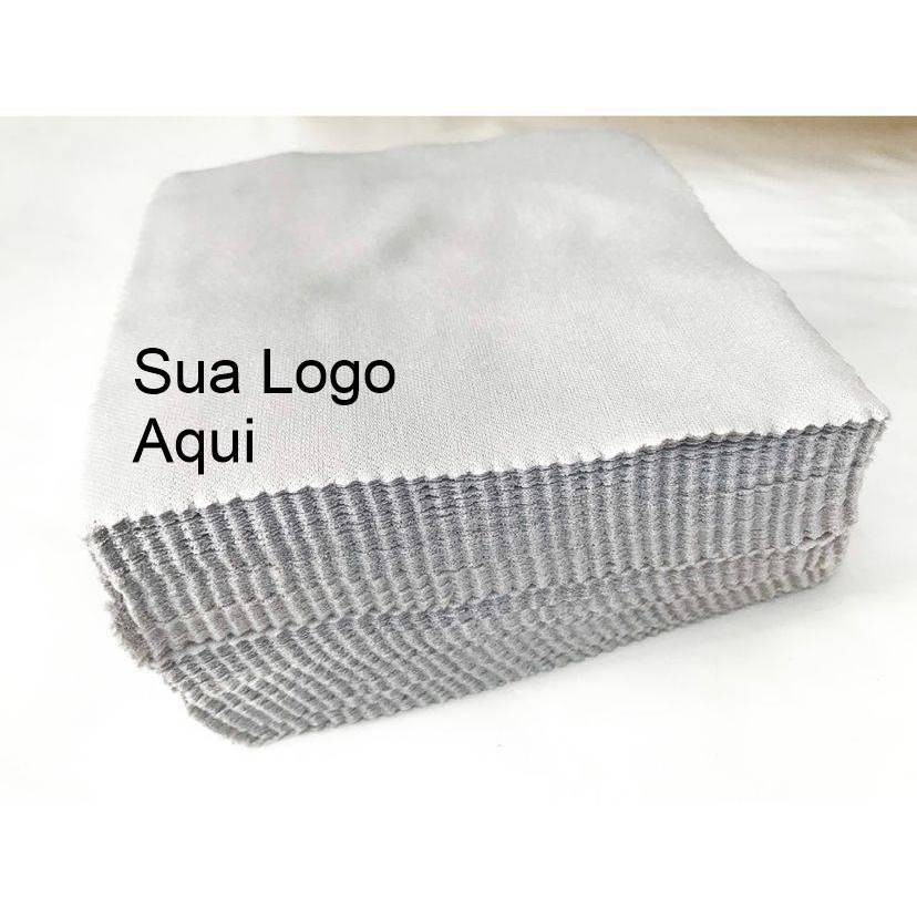 Flanelas Personalizadas 12,5x12,5 Microfibra Para oculos, Joias, Limpeza sem risco  SKU principal: -