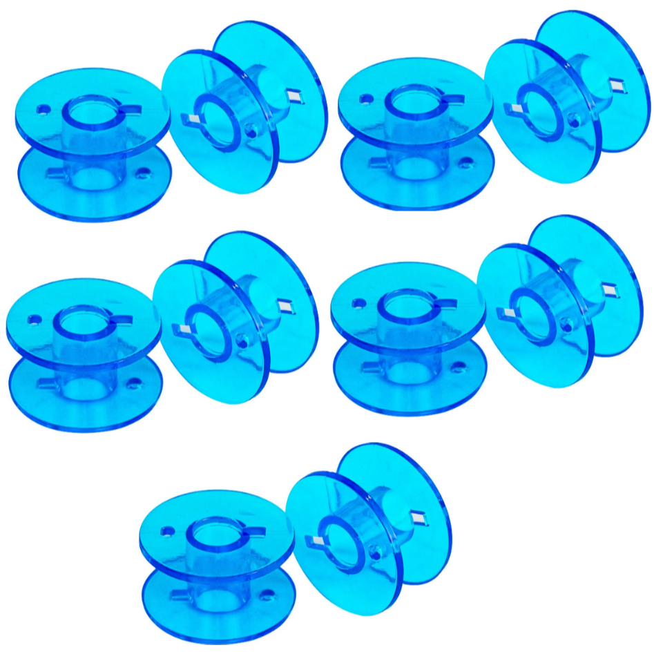 Bobina Doméstica Baixa Plástica Colorida para Máquina de Costura Doméstica 10 Peças em Oferta na Shopee