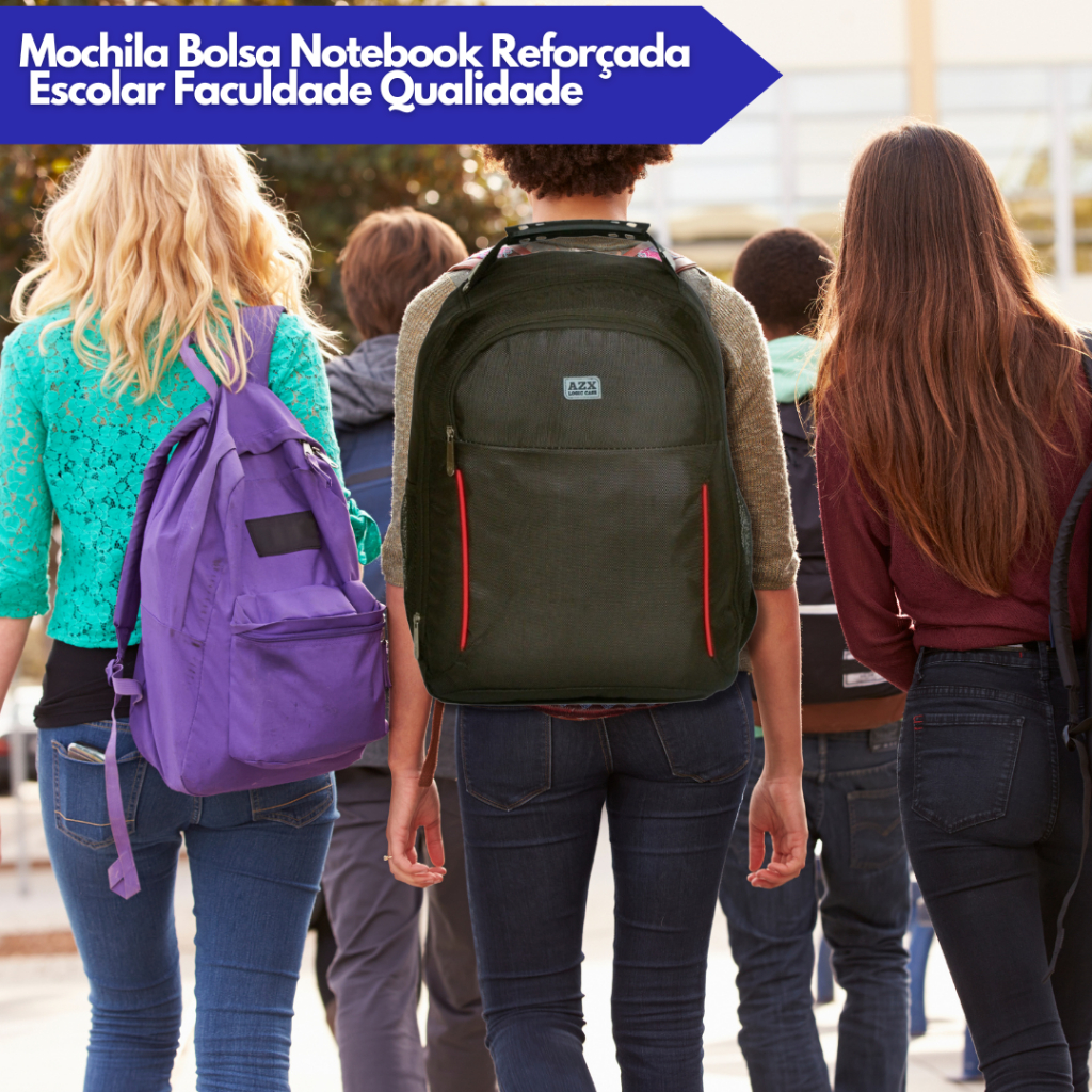 Mochila Bolsa Notebook Reforçada Escolar Faculdade Qualidade Proteção e Estilo Compartimentos Espaçosos Design Confortável e Resistente Ideal para Trabalho e Viagens Garanta Segurança para Seus Dispositivos
