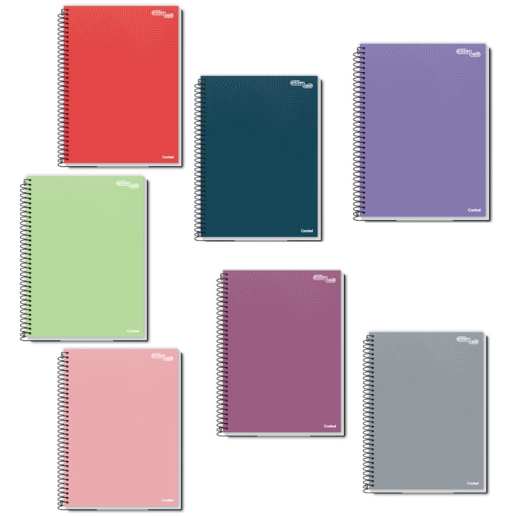 Caderno Universitário 16 Matérias Capa Dura Credeal Essenciale em Oferta na Shopee