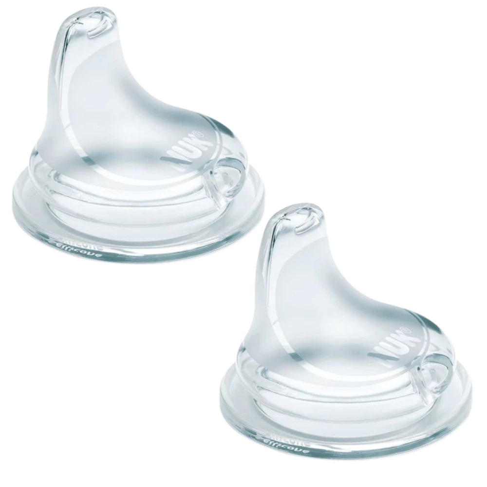 Kit 2 Bicos Silicone Reposição Para Copo Treinamento Nuk First Choice Antivazamento Air System