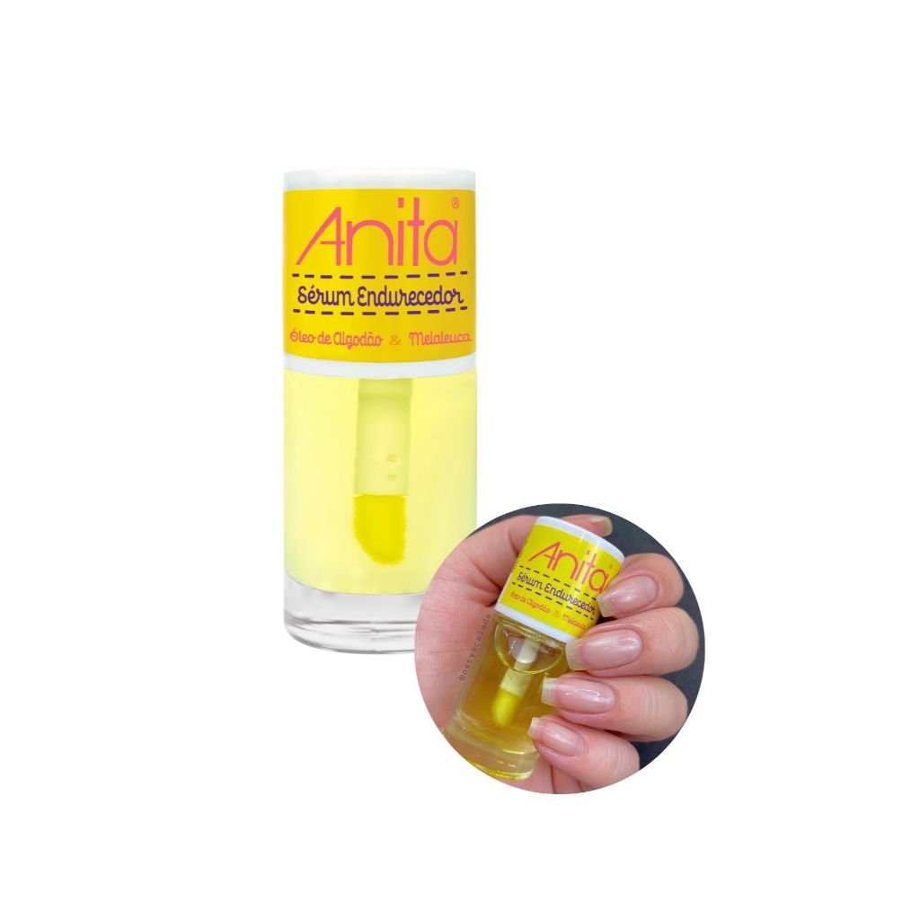 Sérum Endurecedor Óleo de Algodão e Melaleuca Anita em Oferta na Shopee