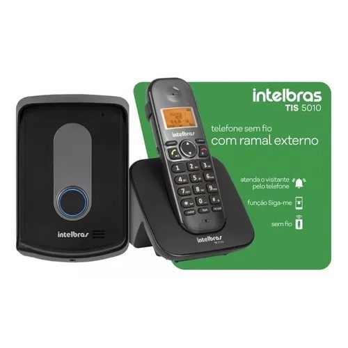 Melhor Kit Porteiro Telefone Sem Fio e Ramal Externo Tis 5010 Intelbras