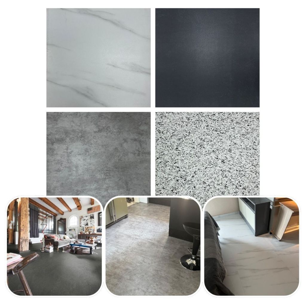 Piso Pvc Autocolante Adesivo 80cm X 80cm 2mm Espessura - 0,64m² - 1un