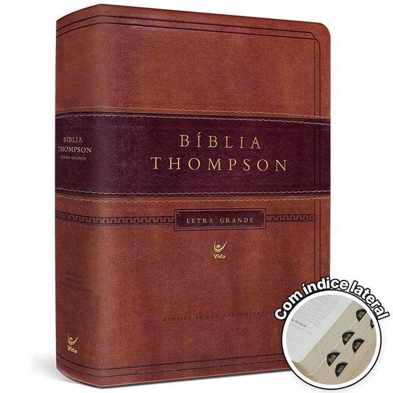 Bíblia de Estudo Thompson | AEC Letra Grande | c/ índice em Oferta na Shopee