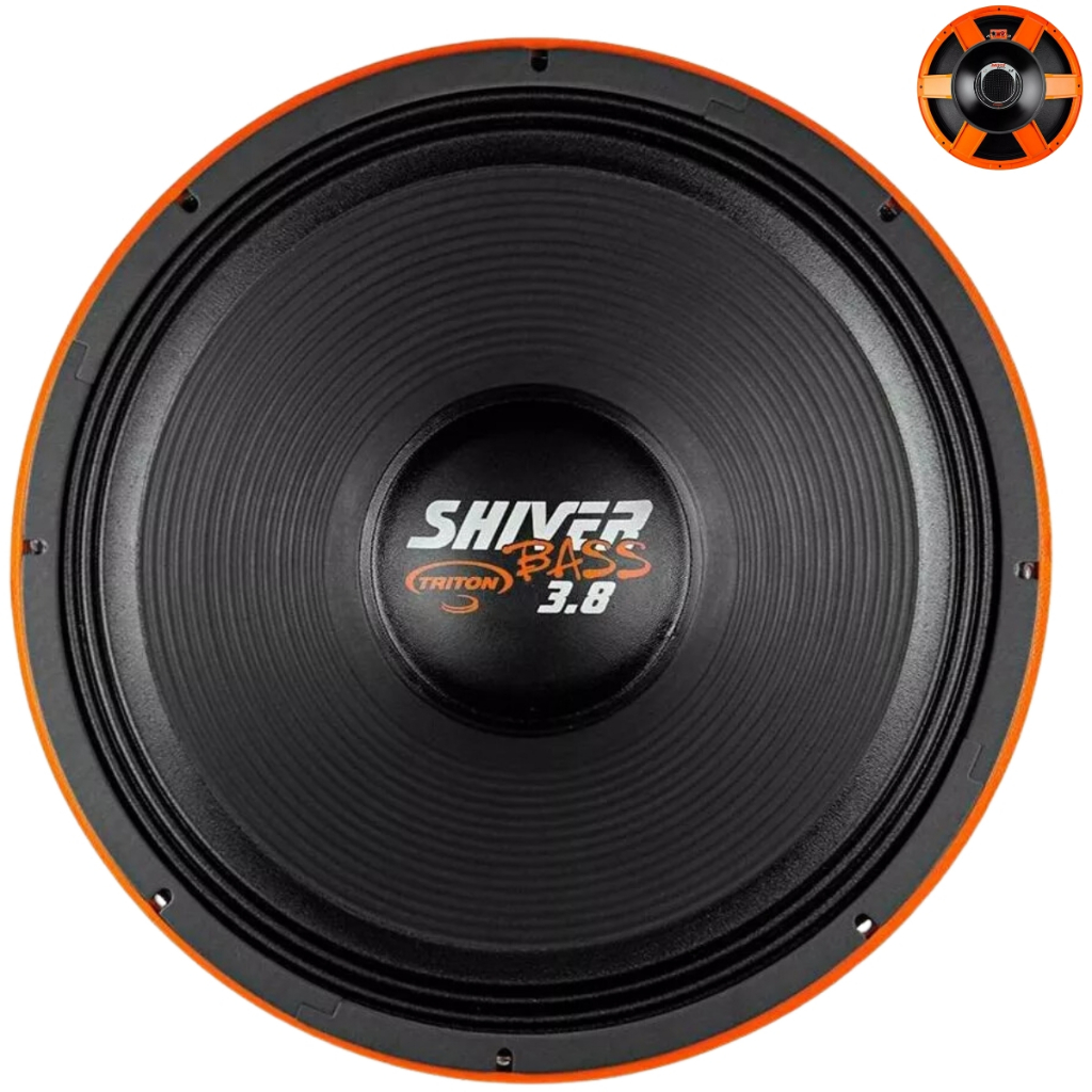 Alto Falantes Triton  Shiver Bass 3.8 1900watts Rms 15" 18" Polegadas e AK 6.0 300watts Rms 15" e 18" polegadas