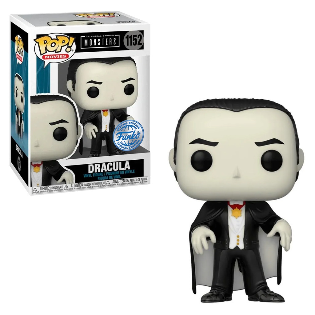 FUNKO POP MOVIES EXCLUSIVE - DRACULA 1152 NOVO ORIGINAL