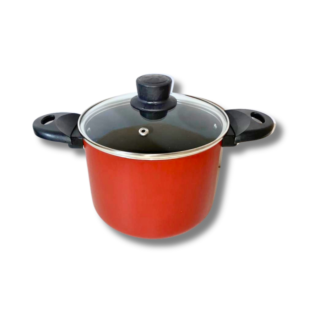 Caldeirão 16 Cm Marcolar Com Tampa Vidro Antiaderente 5 Camadas de Teflon em Oferta na Shopee