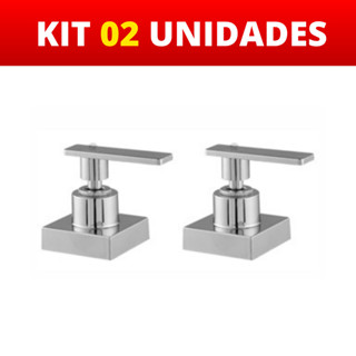 Kit 2 Acabamento Registro Alavanca 1/2 a 3/4 Padrao Deca em Oferta na Shopee