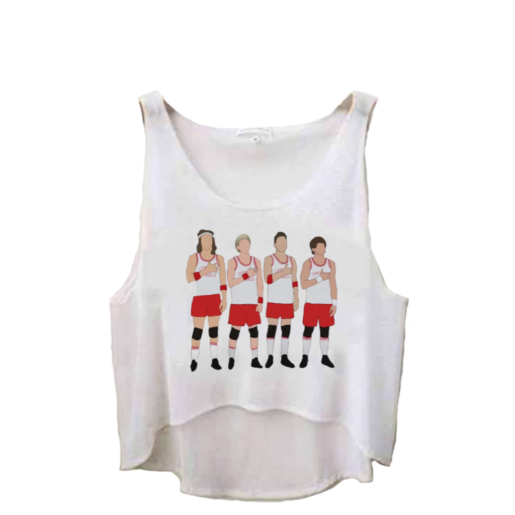 Cropped Corden Angels One Direction || Regata Tshirt Tumblr Aesthetic Pinterest