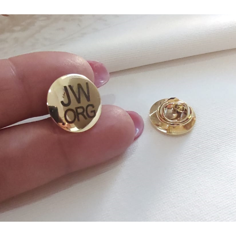 PIN Broche JW em Semijoia em Oferta na Shopee