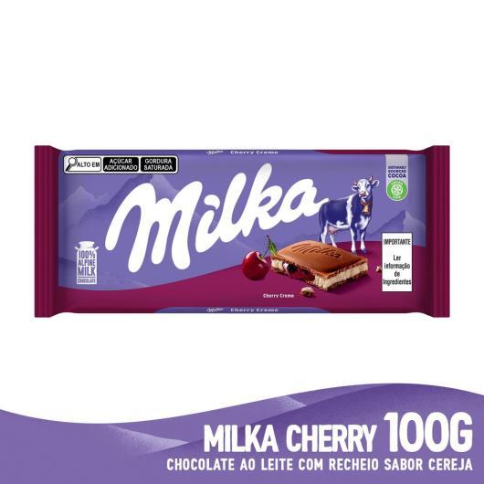 Chocolate Milka Cherry Cream 100g em Oferta na Shopee