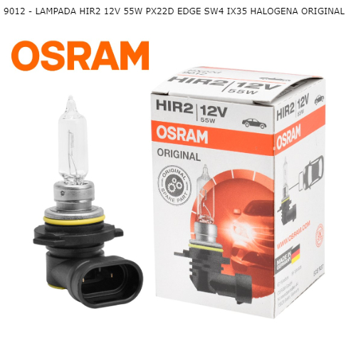 LAMPADA HIR2 12V 55W PX22D EDGE SW4 IX35 HALOGENA ORIGINAL