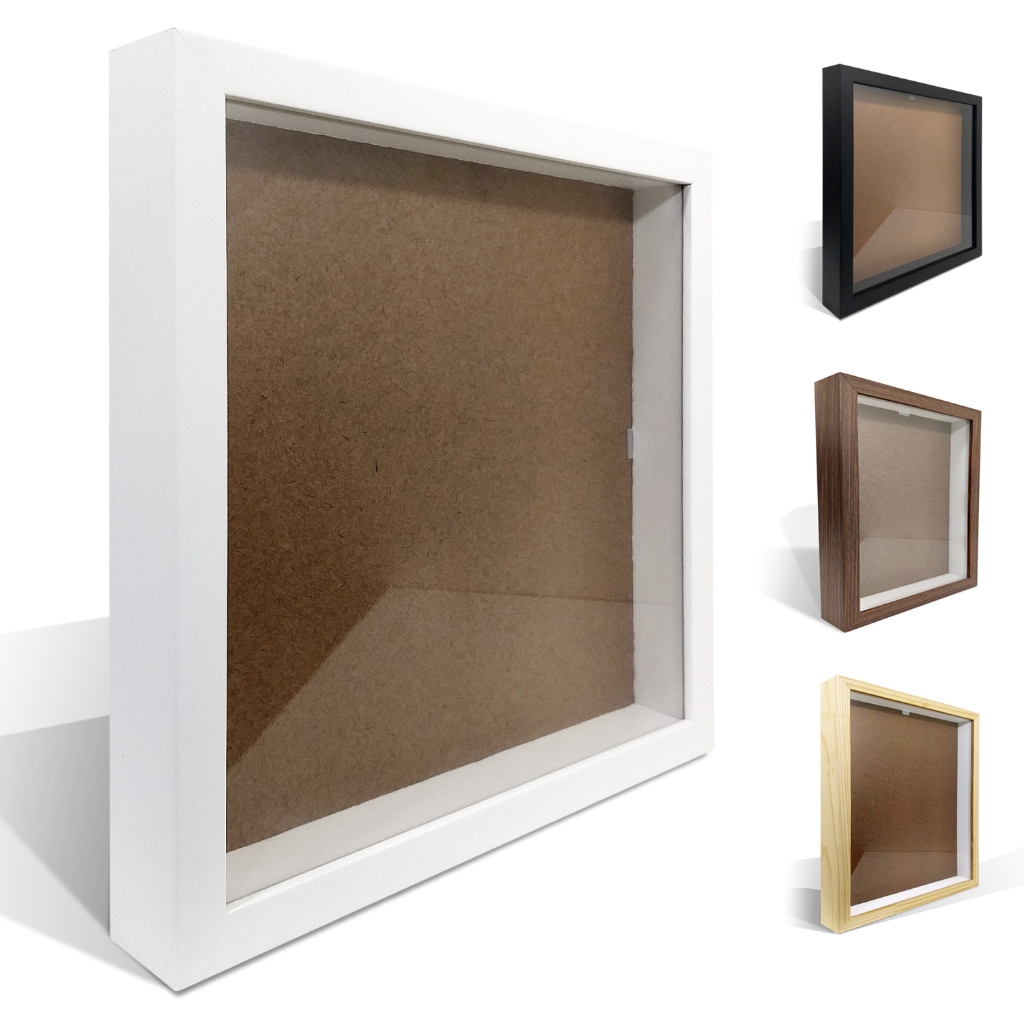 Moldura Caixa Alta 3cm de Profundidade Tamanho 20x20 em Oferta na Shopee