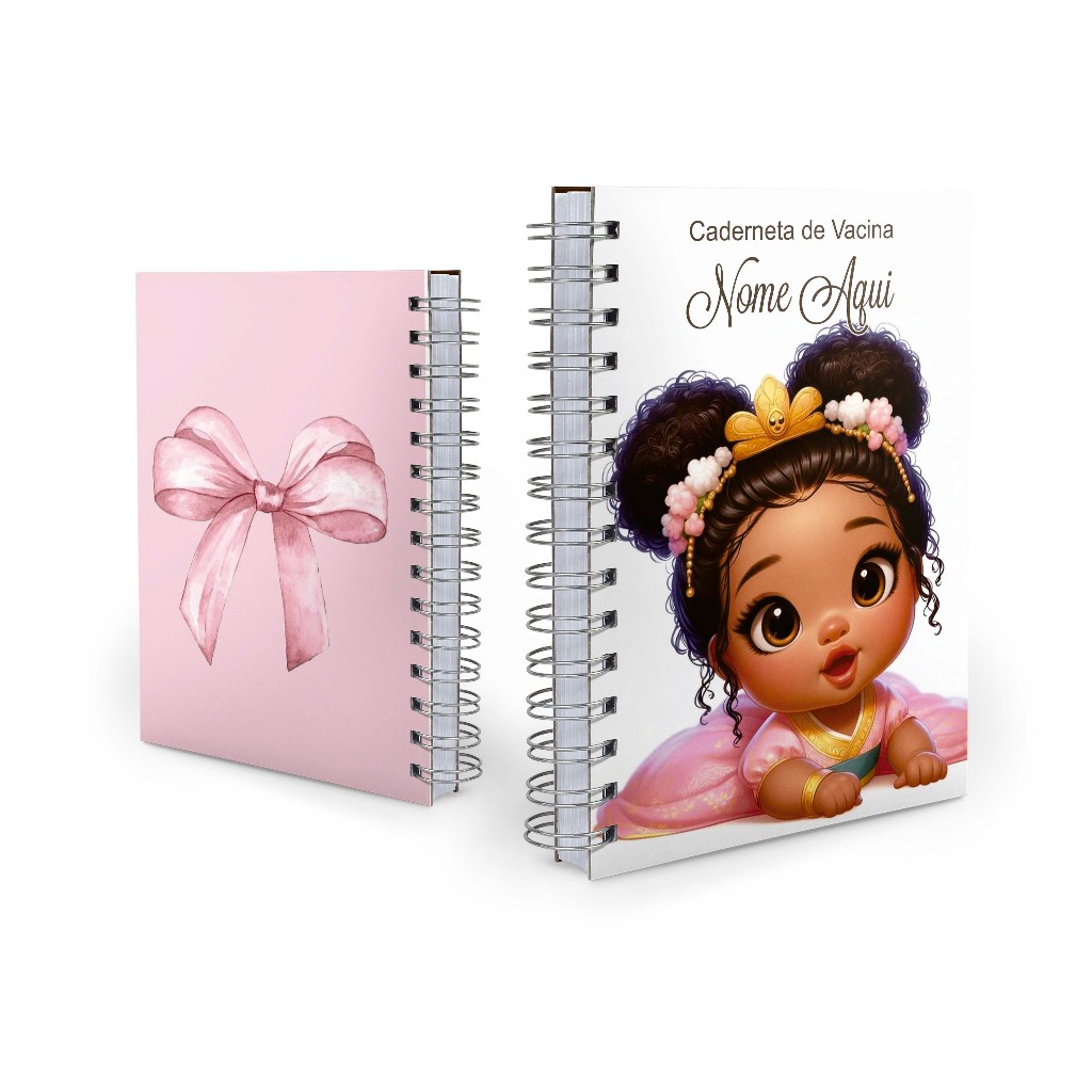 Caderno de Vacinação Personalizado com nome em Oferta na Shopee