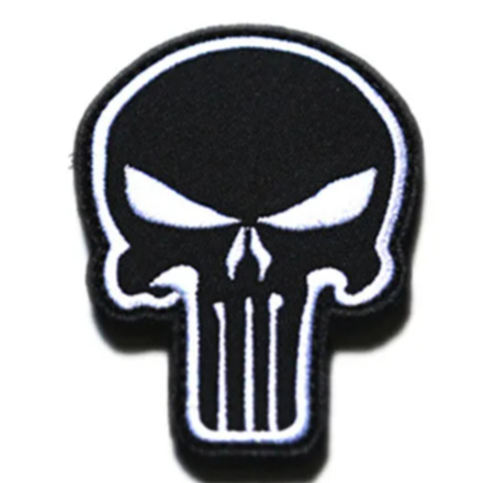 Patch Emborrachado Caveira Justiceiro Punisher