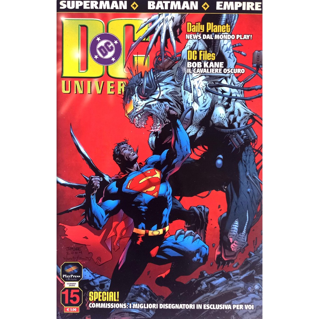 Revista DC universe - Superman - Batman - Bob Kane - Importada - Italiano