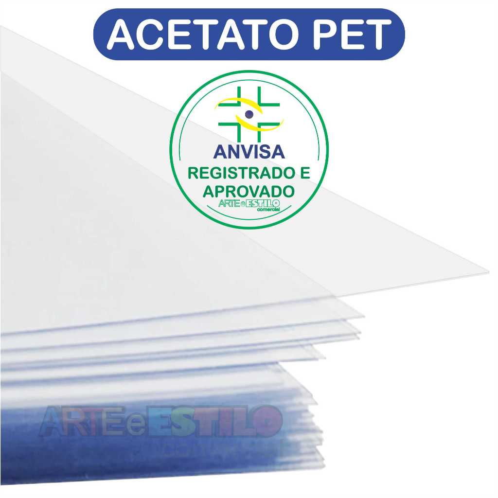 100 Folhas de Pet acetato Transparente A3 - 30x42 Cm espessura 0,20 mm ou 20 micras plástico Petg em Oferta na Shopee