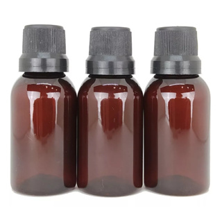 100 Frascos Pet Conta Gotas Âmbar 30ml Tampa Rosca Com Lacre em Oferta na Shopee