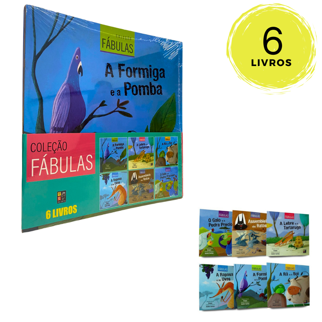 Biblioteca Fábulas ( Kit C/6 livros )