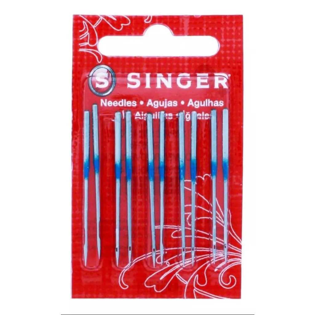 Agulha Singer Máquina Costura Doméstica Ultralock 2054 Nº 70/10 Modelo 14U