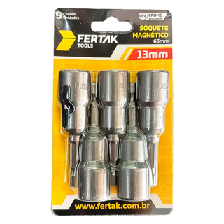 Jogo Bits Soquete Magnético Parafusadeira 13mm 65mm 1/4Pol. Resistente Profissional Polido em Oferta na Shopee