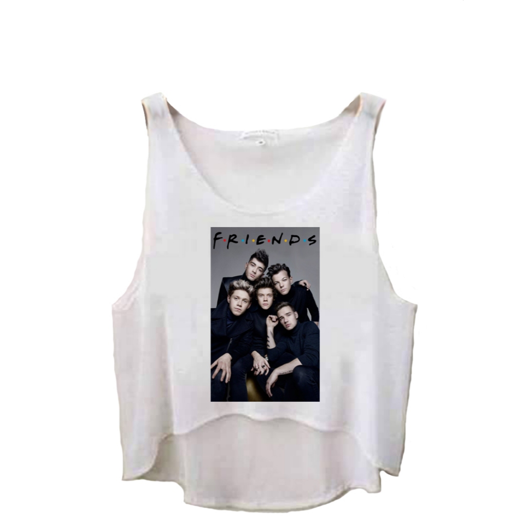 Cropped Friends One Direction || Regata Tshirt Tumblr Aesthetic Pinterest