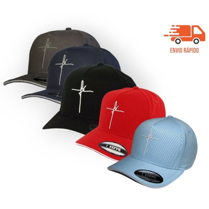 Boné Fé Aba Curva Masculino Feminino Original Hype Várias Cores Fita Linha Premium Escolha Sua Cor