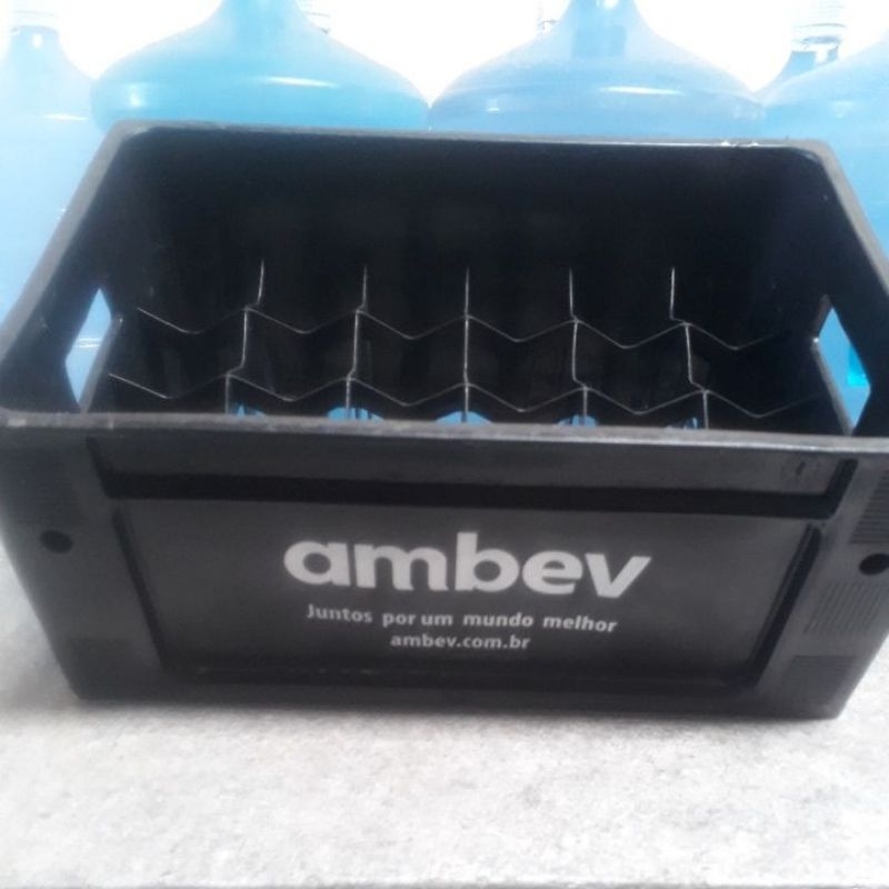 GARRAFEIRA ENGRADADO AMBEV  COR PRETA OU AZUL Para 24 garrafas de 300ml
