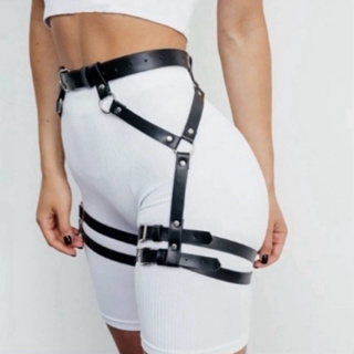 Acessorio de moda cinto Lolita 2 cinta liga de Perna e Cintura Punk Gótico Cosplay em Oferta na Shopee