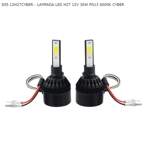 LAMPADA LED H27 12V 36W PG13 6000K CYBER