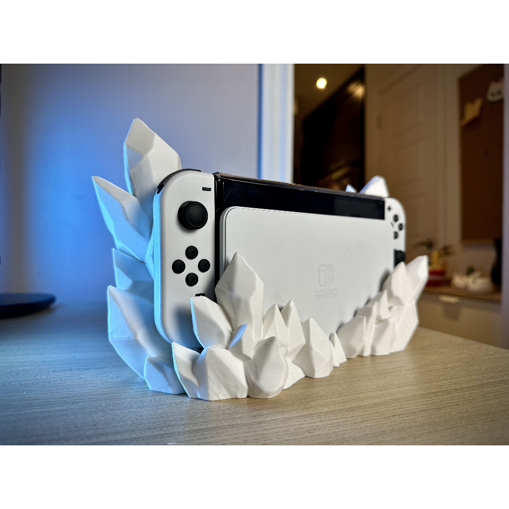 Suporte/acessório para nintendo switch classica e oled formato de cristal