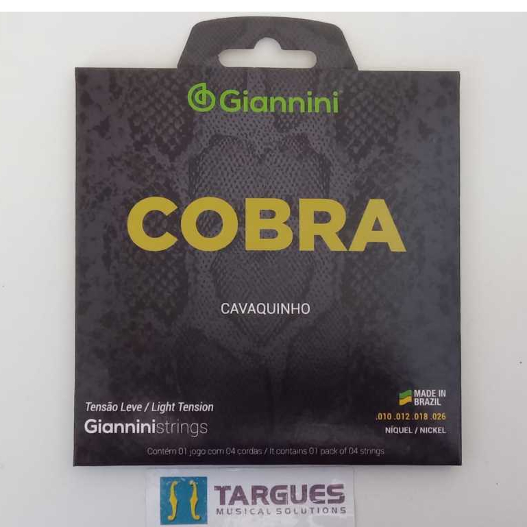 ENCORDOAMENTO P/ CAVAQUINHO AÇO LEVE SÉRIE COBRA GESCL NIQ GIANNINI