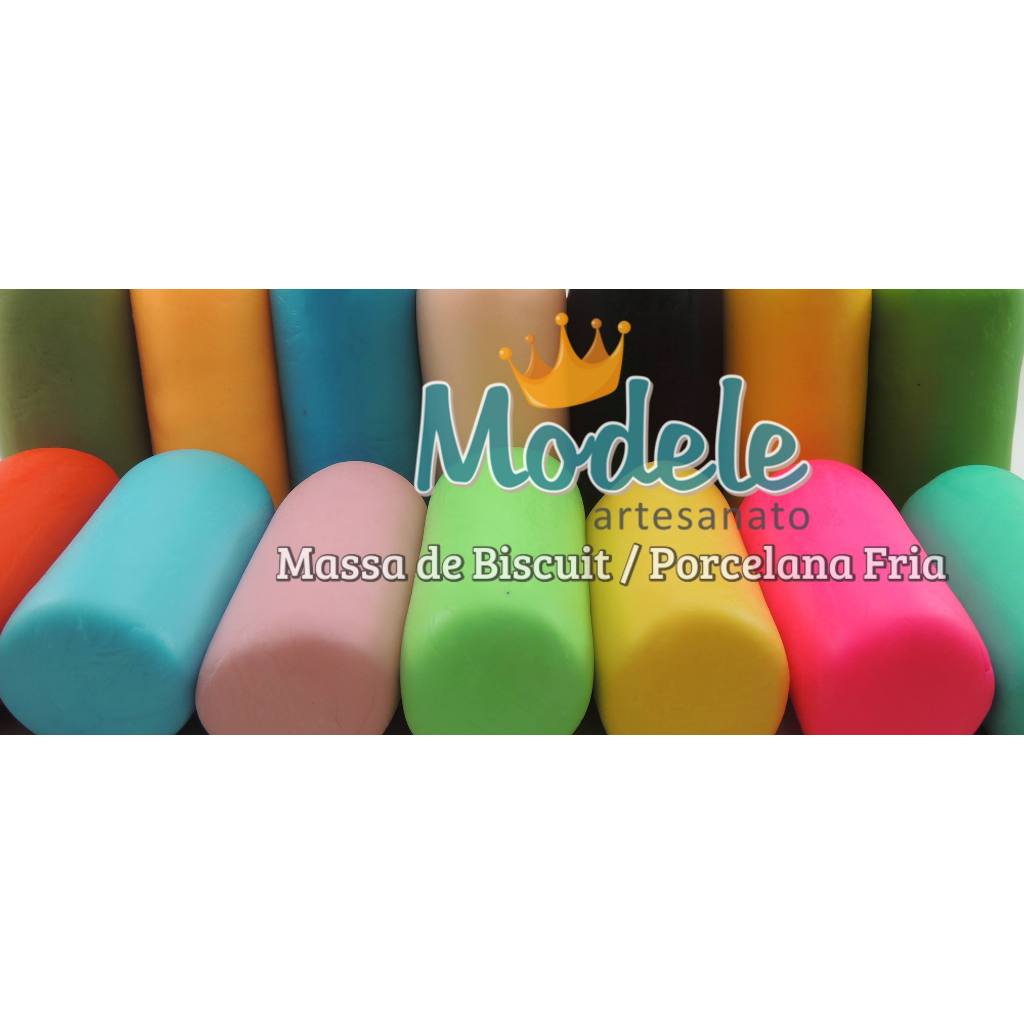 Massa de biscut 1 und.90g  Modele (cores disponivéis na descrição) em Oferta na Shopee