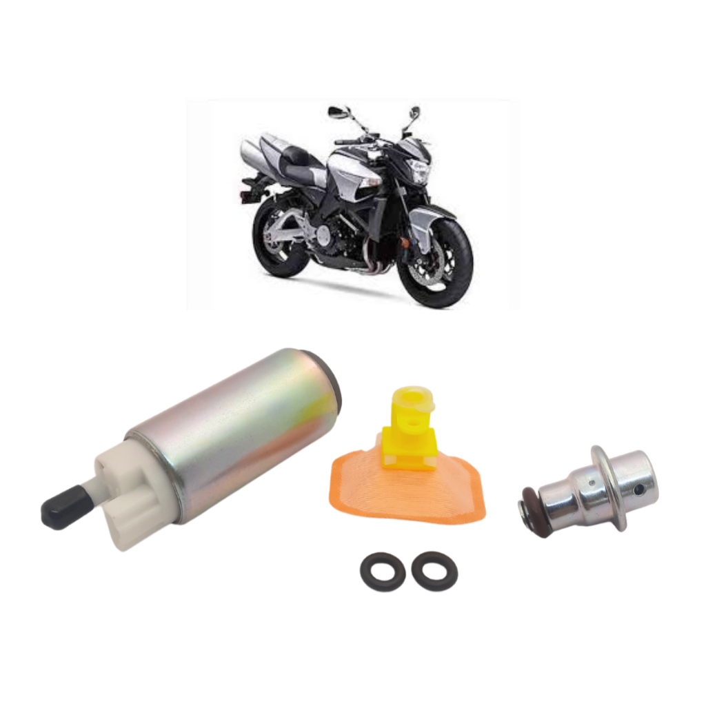 Refil da Bomba de Combustível + Regulador Pressão + Pré Filtro Suzuki B King 1300 2007 até 2017