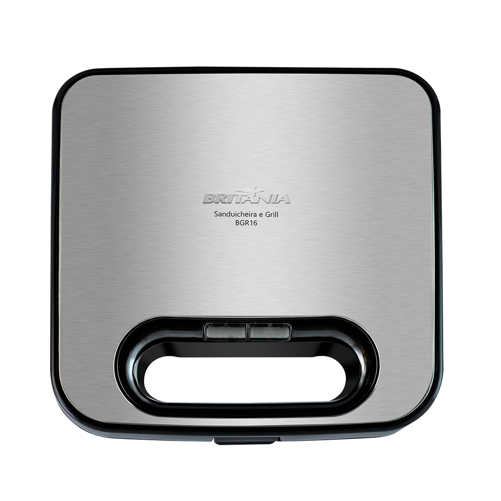 Sanduicheira e Grill Britânia BGR16 Redstone 750W Inox · foto 2