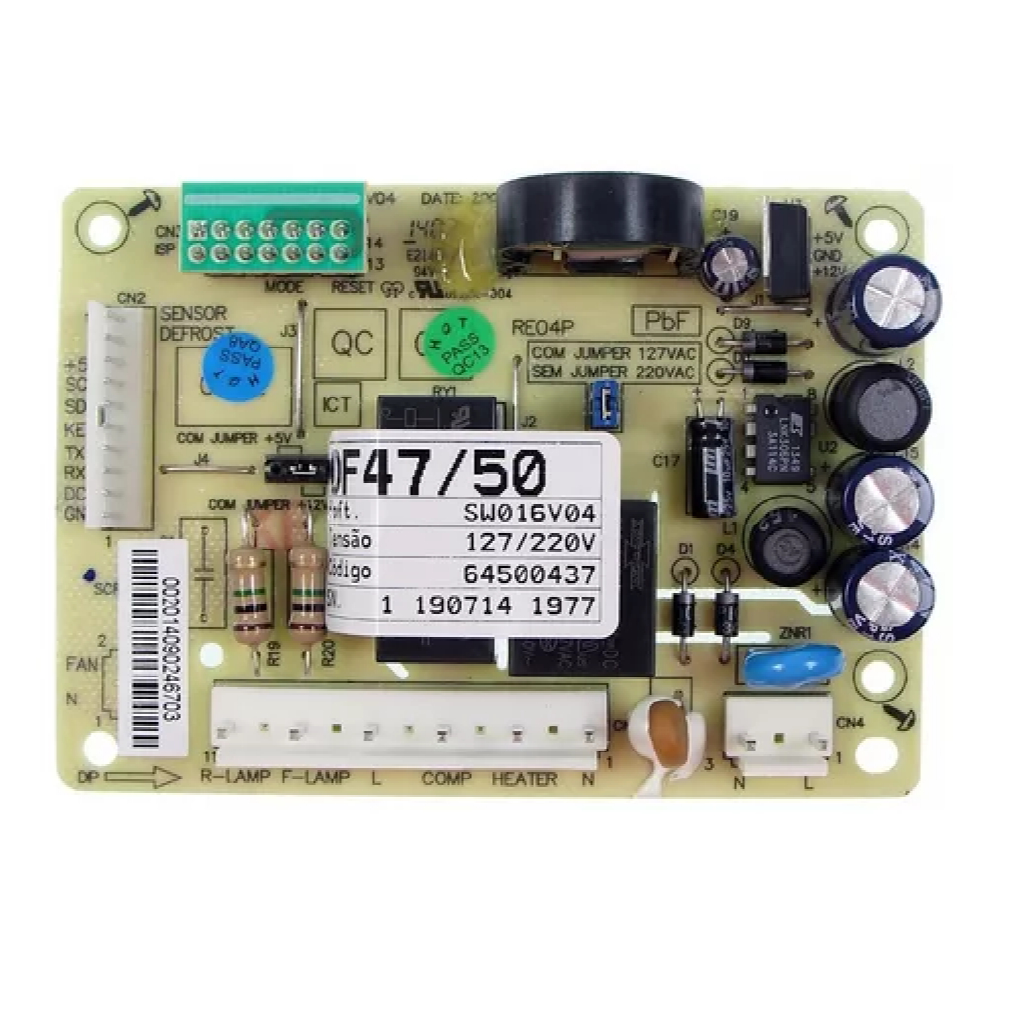 Placa Geladeira Electrolux Df47 Df50 Df50x Dfw50 Original