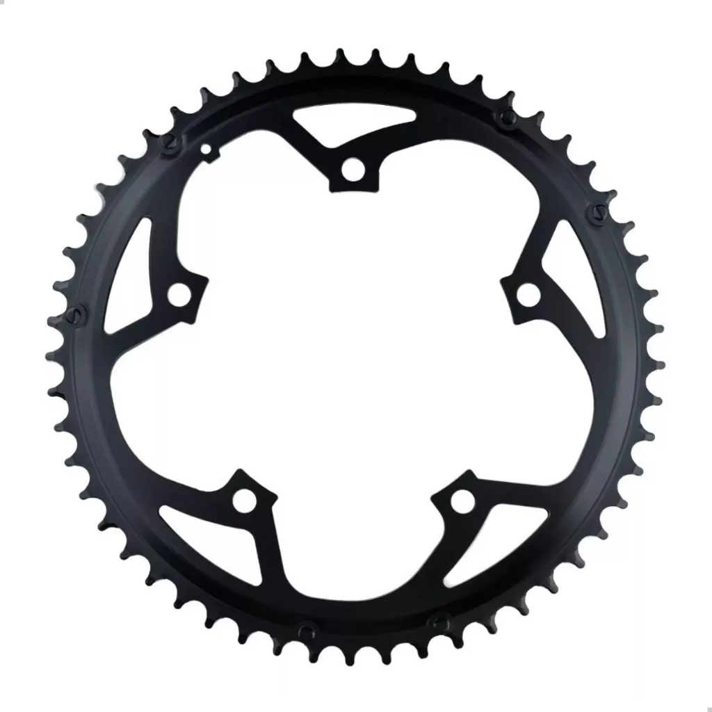 Coroa Bike Speed 53 Dentes Bcd 130mm 5 Furos Compatível Pedivela Sram Shimano